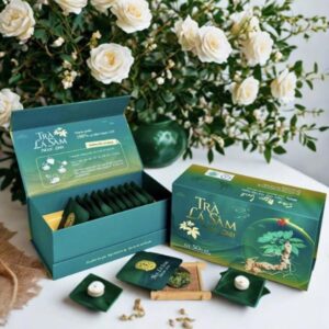 In hộp trà lá sâm giá rẻ, chất lượng cao