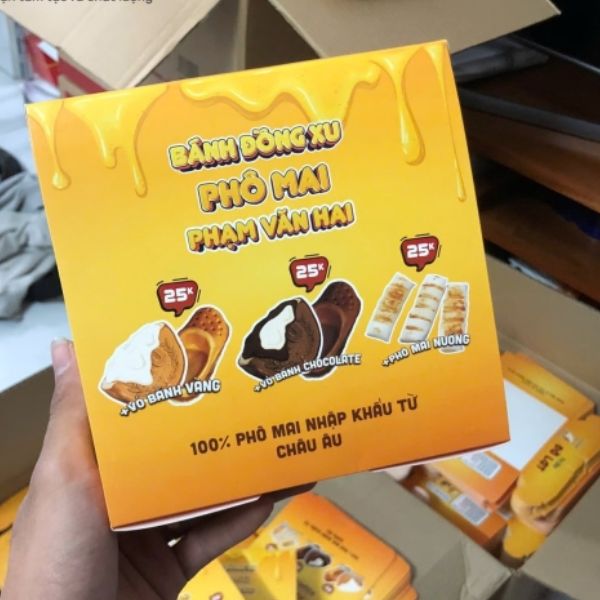 Mẫu hộp bánh đồng xu đẹp, thiết kế theo yêu cầu