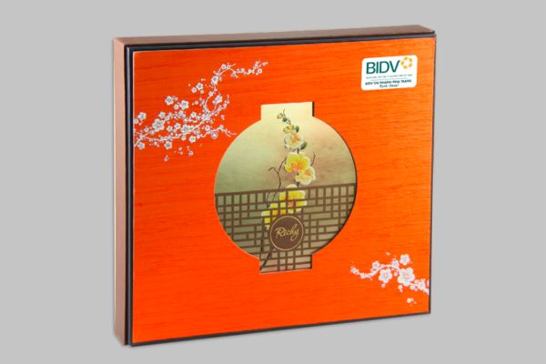 Hộp bánh trung thu bidv đẹp, chất lượng cao