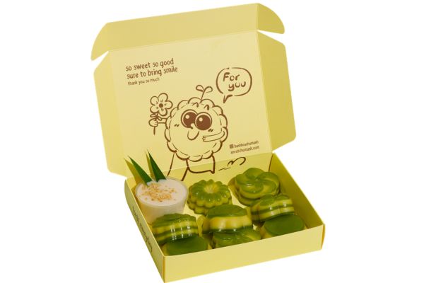 In hộp giấy đựng bánh bò theo yêu cầu