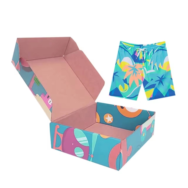 In Hoa Long nhận thiết kế và in hộp carton sóng đựng đồ bơi giá rẻ