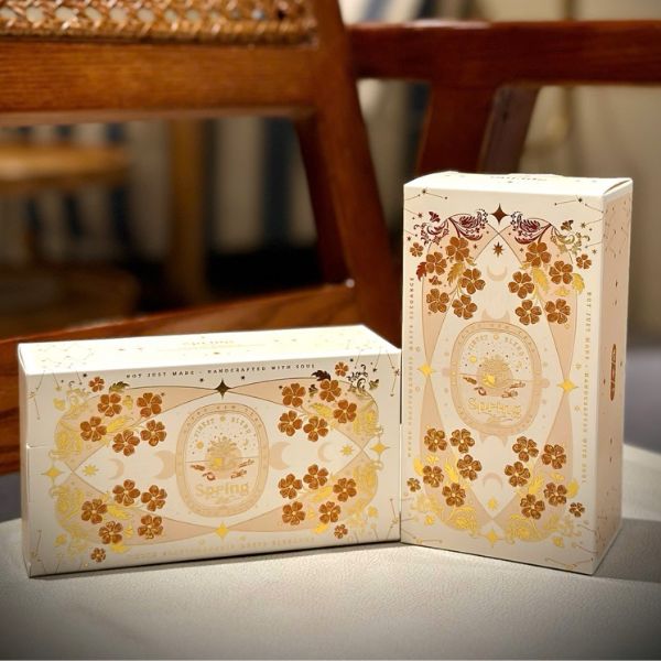Hộp đựng trà spring tea đẹp, thiết kế theo yêu cầu