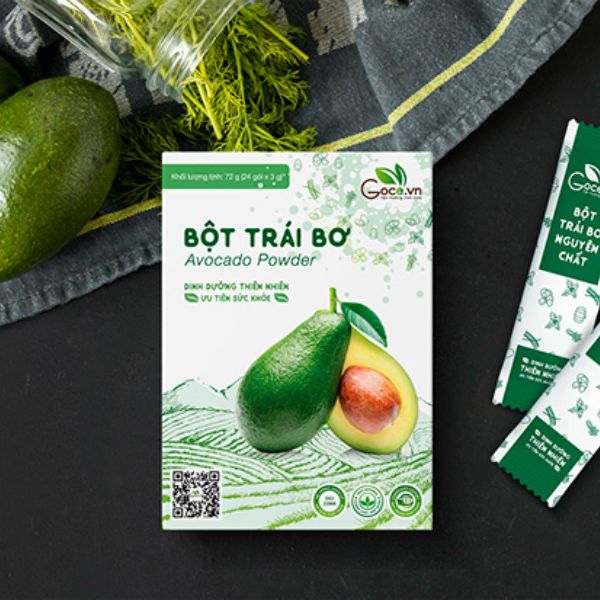 In hộp đựng bột trái bơ giá rẻ, thiết kế theo yêu cầu