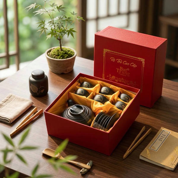 In Hoa Long nhận In hộp giấy đựng Gốm sứ Bát Tràng đẹp