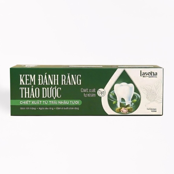 In hộp giấy đựng kem đánh răng thảo dược đẹp mắt In hộp giấy đựng kem đánh răng thảo dược