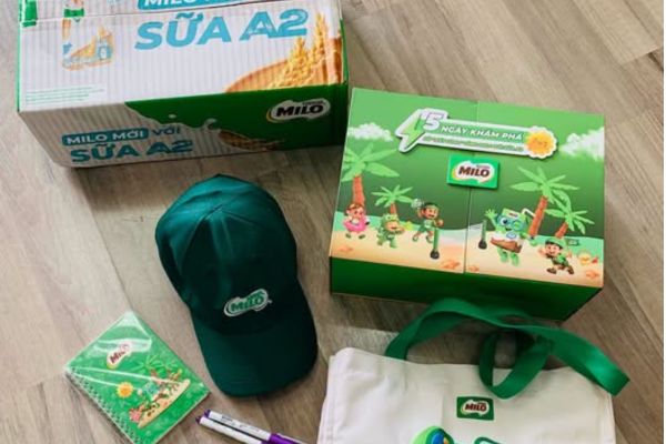 Hộp giấy quà tặng Milo đẹp, giá rẻ