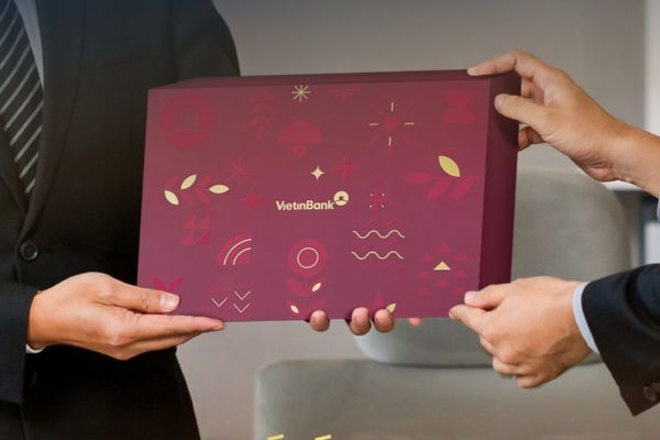 In hộp quà tặng Vietinbank theo yêu cầu