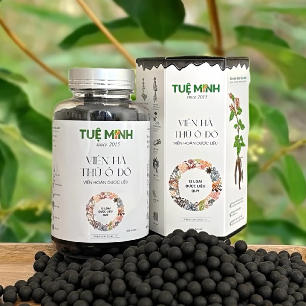 In Hoa Long nhận thiết kế và in tem nhãn hà thủ ô sang trọng