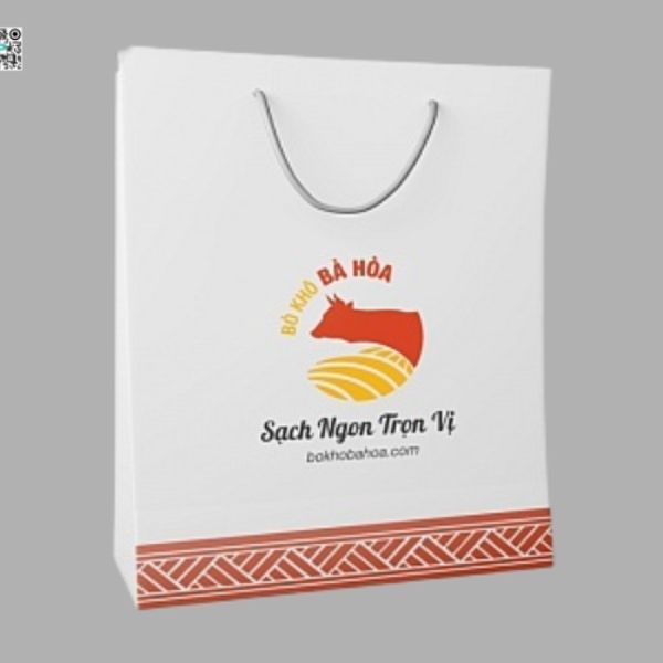 In túi giấy đựng bò khô theo yêu cầu