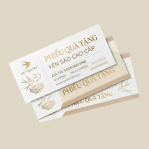 In voucher yến sào cao cấp, sang trọng tại Hà Nội