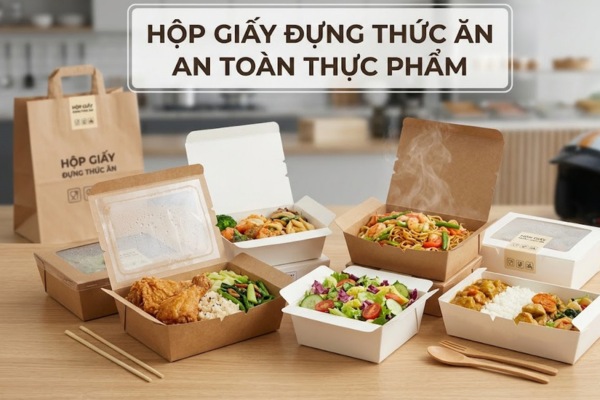 Kiến thức in hộp giấy dùng 1 lần đựng thực phẩm