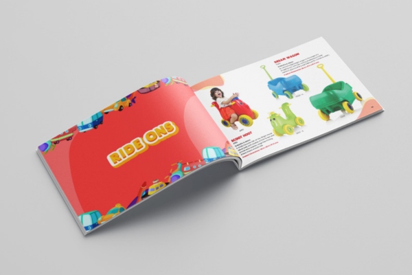 Mẫu catalogue đồ chơi trẻ em sáng tạo
