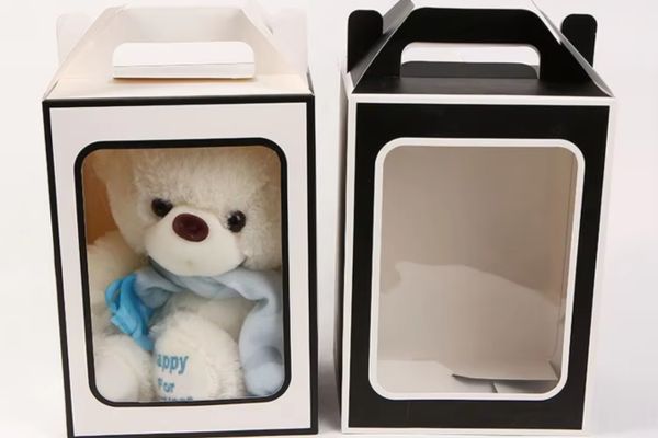 Mẫu hộp giấy đựng gấu bông đẹp, chất lượng cao