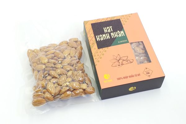 Mẫu hộp đựng hạnh nhân giá rẻ, thiết kế theo yêu cầu