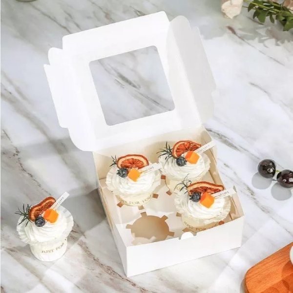In Hoa Long nhận thiết kế và in ấn mẫu hộp giấy 4 ngăn chất lượng