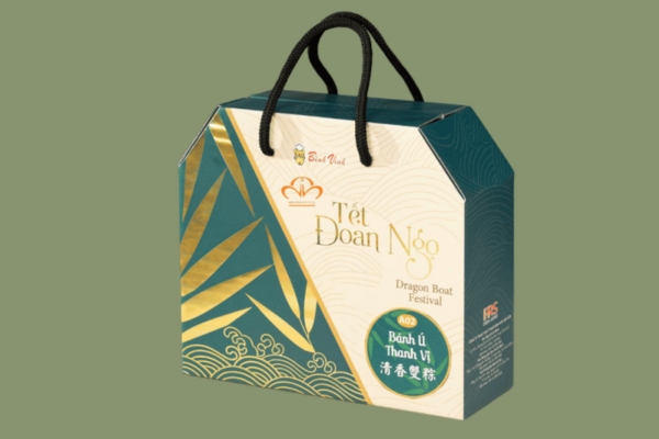 Mẫu hộp giấy đựng bánh ú cao cấp