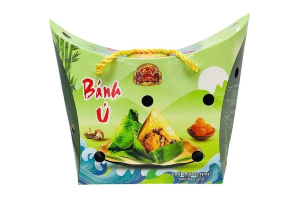 Mẫu hộp giấy đựng bánh ú đẹp mắt