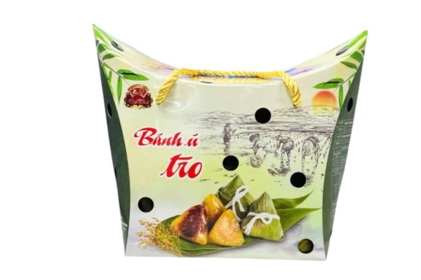 Mẫu hộp giấy đựng bánh ú tro