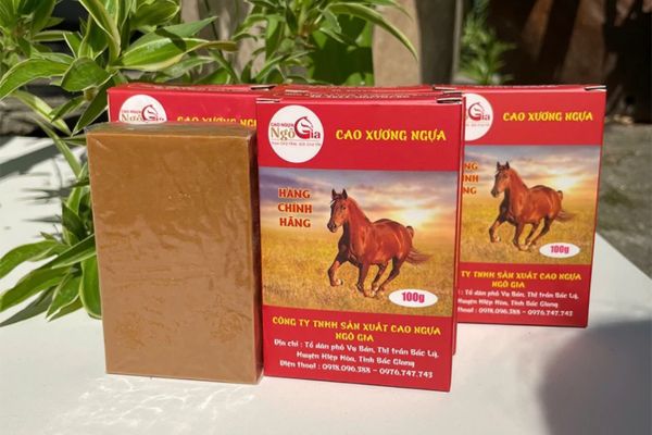 Mẫu hộp cao xương ngựa theo yêu cầu