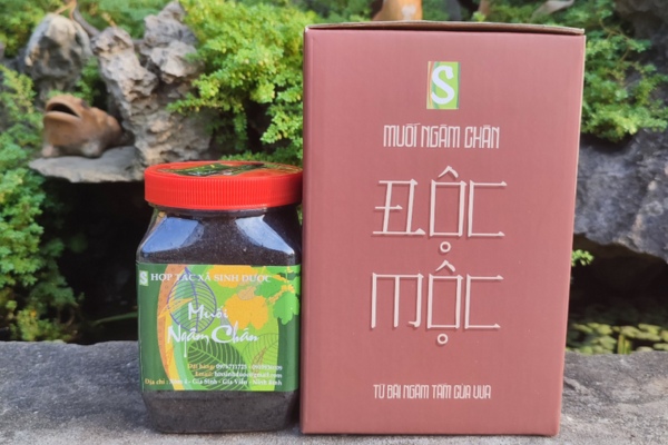 Mẫu hộp muối ngâm chân thu hút