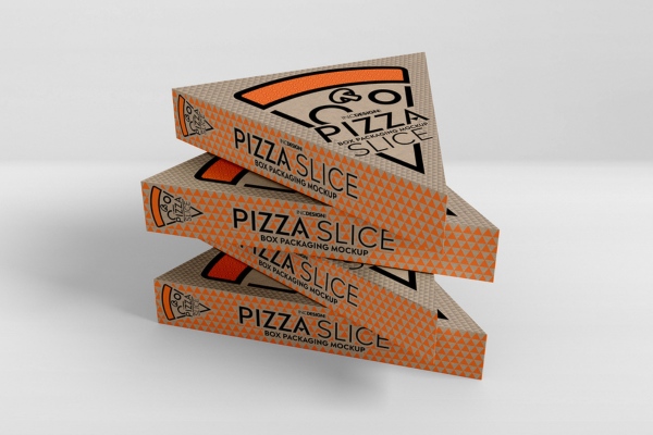 Mẫu hộp pizza tam giác chuyên nghiệp