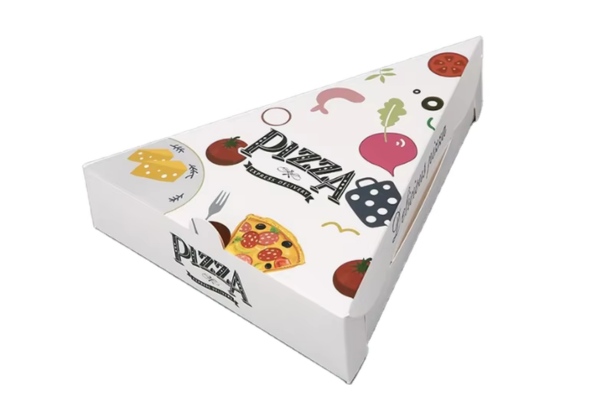 Mẫu hộp pizza tam giác đẹp mắt