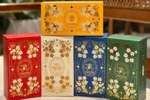 Hộp đựng trà spring tea đẹp, thiết kế theo yêu cầu