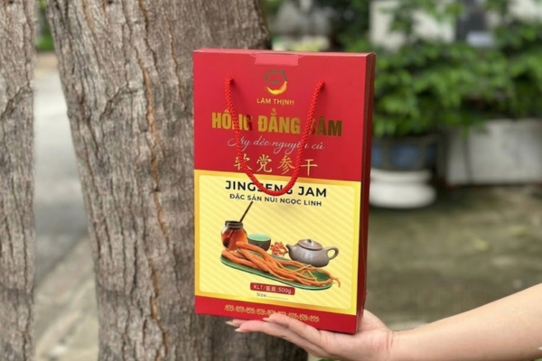 Mẫu in hộp đựng rượu sâm sang trọng