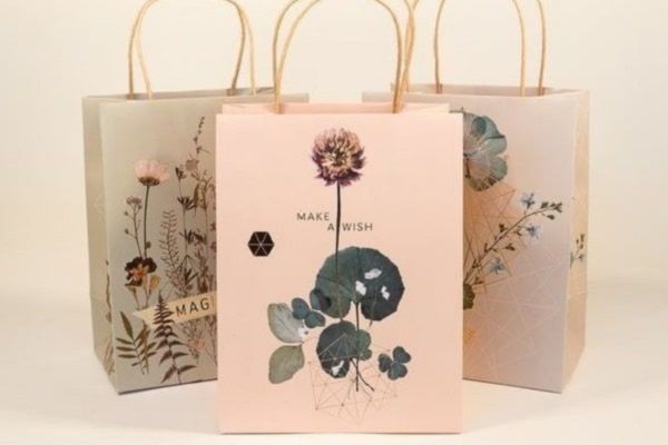 Mẫu túi giấy shop áo dài đẹp, chất lượng cao