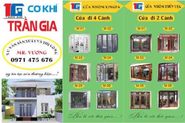 In Hoa Long nhận thiết kế và in ấn Mẫu tờ rơi nhôm kính giá rẻ