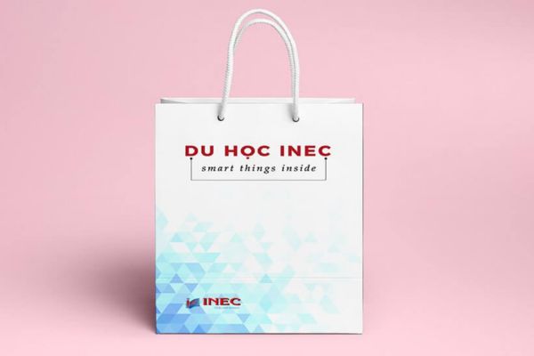 In túi công ty du học đẹp, thiết kế theo yêu cầu