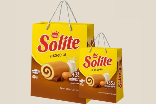 Mẫu túi giấy đựng bánh kẹo Solite
