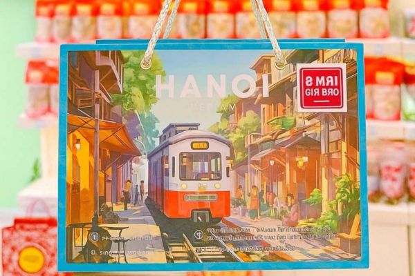 Mẫu túi giấy đựng ô mai giá rẻ, chất lượng cao