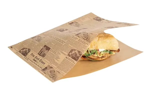 Mẫu túi giấy đựng sandwich chống thấm dầu