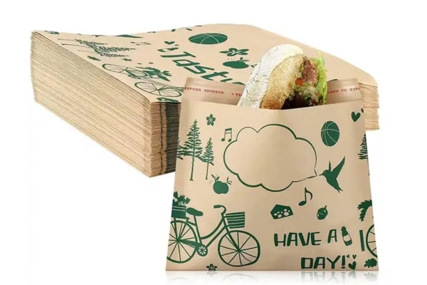 Mẫu túi giấy đựng sandwich đẹp