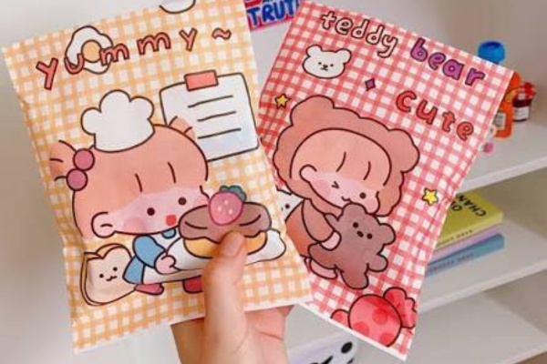 Mẫu túi giấy gói hàng cute