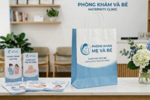 Những mẫu túi giấy phòng khám phụ sản tinh tế, đẹp mắt