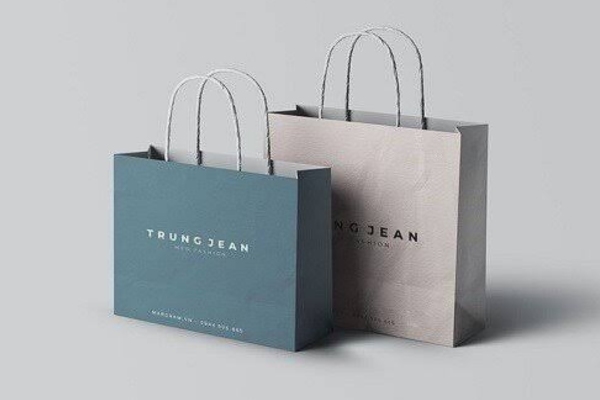 Mẫu túi giấy thời trang size A4 khổ ngang