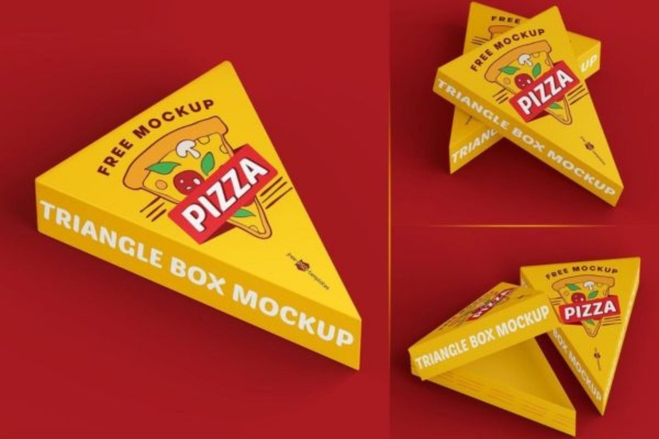 Khám phá những mẫu hộp pizza tam giác đẹp mắt và độc đáo