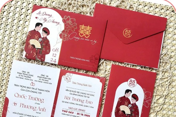In Hoa Long nhận thiết kế và in ấn phong bì đựng thiệp mời sự kiện theo yêu cầu
