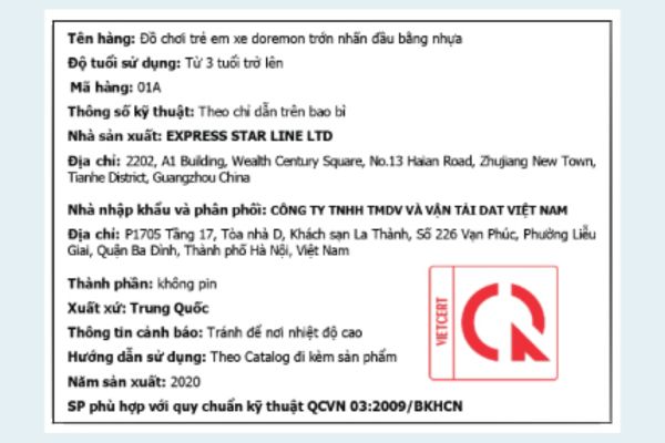 In tem phụ đồ chơi trẻ em đẹp, chất lượng cao