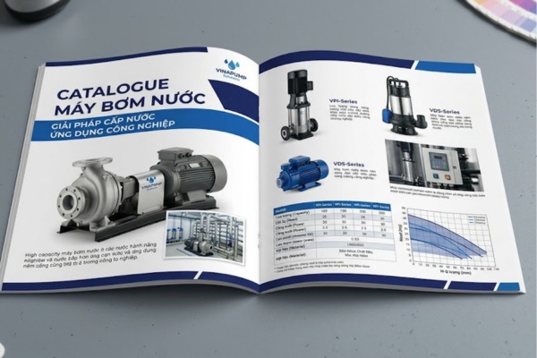 Thư viện mẫu catalogue máy bơm chuyên nghiệp
