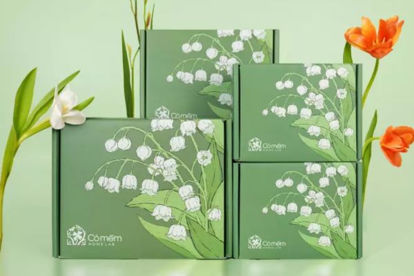 Vỏ hộp quà tặng cỏ mềm đẹp, thiết kế theo yêu cầu