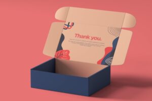 19+ mẫu hộp carton nắp gài thank you ấn tượng và đẹp mắt