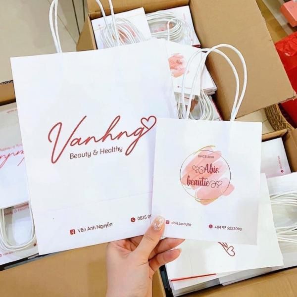 In túi giấy văn phòng phẩm giá rẻ, thiết kế theo yêu cầu