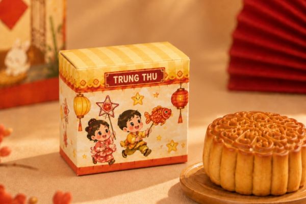 Hộp bánh trung thu 1 cái giá rẻ tại Hà Nội