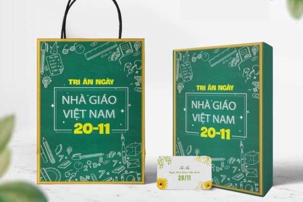 In hộp quà tặng thầy cô giá rẻ, chất lượng cao