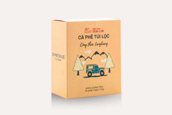 In hộp cà phê túi lọc giá rẻ, thiết kế theo yêu cầu