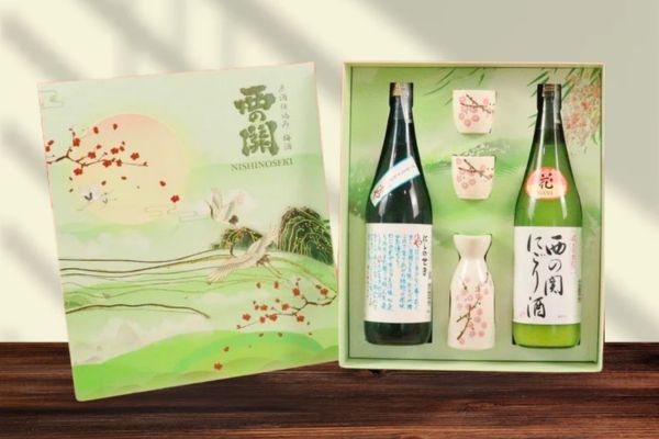 In hộp quà rượu sake giá rẻ, thiết kế theo yêu cầu