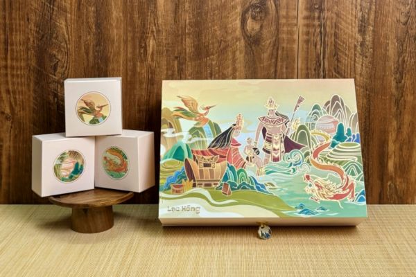 Hộp quà Tết Lạc Hồng giá rẻ, mẫu đẹp